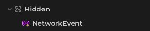 NetworkEvent in explorer