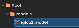 Linked model in file browser